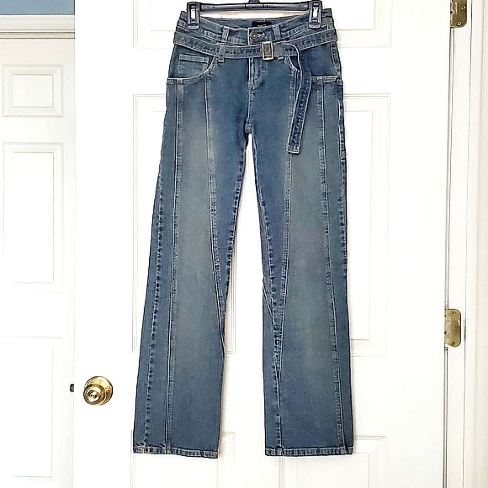 Rue21 Stretch Low Rise Denim Jeans with Belt
